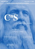 Cns - Numero 3 - Anno 2008